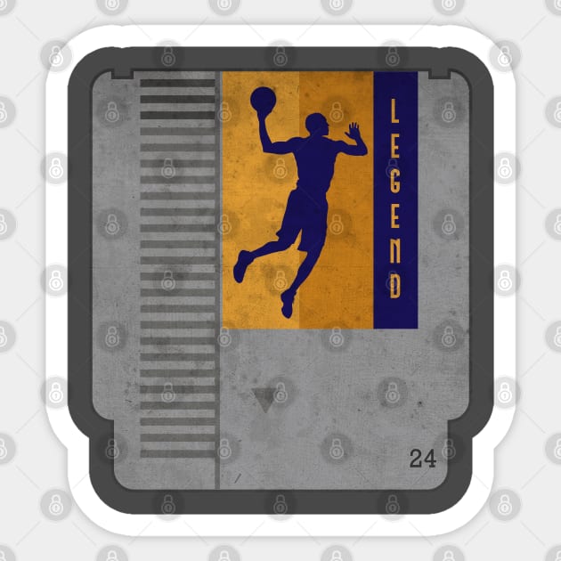 Classic Vintage Basketball Game Sticker by CTShirts